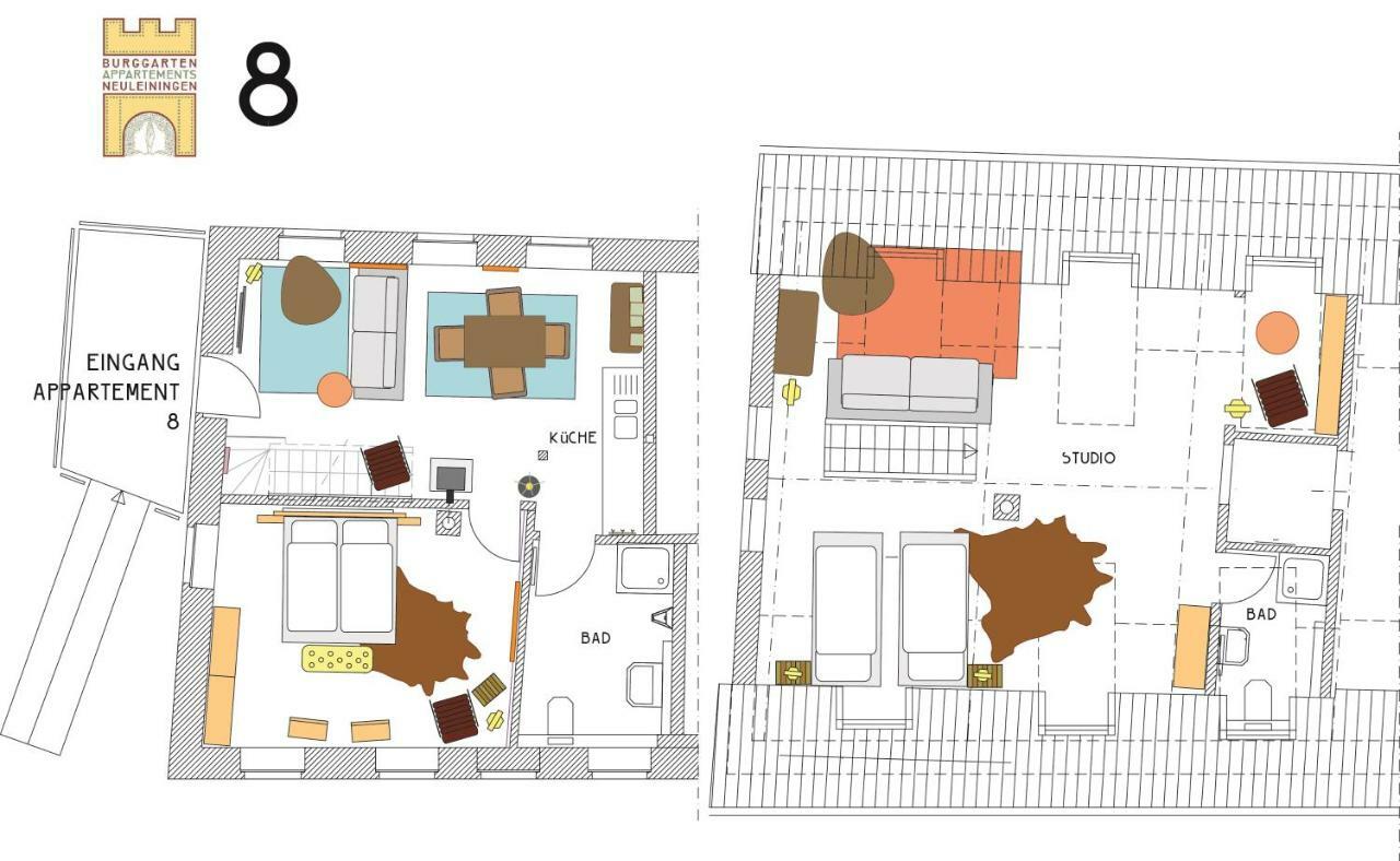 Burggarten Appartements Neuleiningen Exterior photo